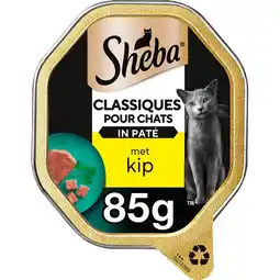 Jumbo Sheba Kattenvoer Classic - Adult - Natvoer - Kip - kuipje 85g aanbieding