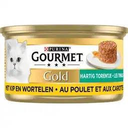 Jumbo Gourmet Gold Hartig Torentje Kattenvoer nat met Kip en Wortelen aanbieding