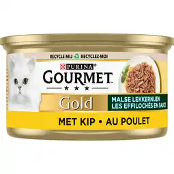 Jumbo Gourmet Gold Malse Lekkernijen Kattenvoer nat met Kip aanbieding