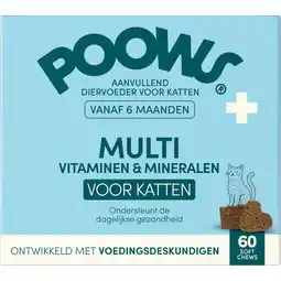 Jumbo PoOws Multivitamine Kat 60g aanbieding