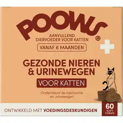 Jumbo Poows Gezonde Nieren voor Katten 60g aanbieding