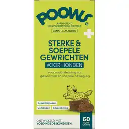 Jumbo Poows Sterke & Soepele Gewrichten voor Honden 60 Soft Chews aanbieding