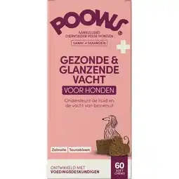 Jumbo Poows Gezonde & Glanzende Vacht voor Honden 60 Soft Chews aanbieding