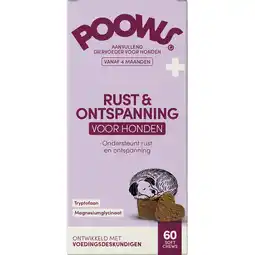 Jumbo Poows Rust & Ontspanning voor Honden 60 Soft Chews aanbieding