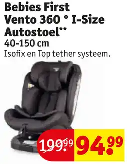 Kruidvat Bebies First Vento 360° I-Size Autostoel aanbieding