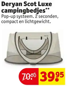 Kruidvat Deryan Scot Luxe campingbedjes aanbieding