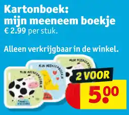 Kruidvat Kartonboek: mijn meeneem boekje aanbieding