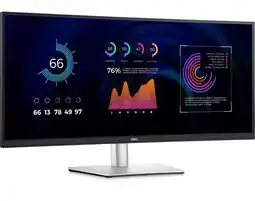 Bol.com Dell P3424WE - Curved QHD Ultrawide Monitor - USB-C 90w - RJ45 - Verstelbaar - 34 inch aanbieding