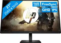 Bol.com HP OMEN 27q - QHD Gaming Monitor - 165hz - 27 inch aanbieding