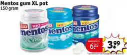 Kruidvat Mentos gum XL pot aanbieding