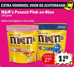 Kruidvat M&M's Peanut Pink en Blue aanbieding
