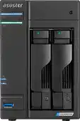 Bol.com Asustor LOCKERSTOR 2 Gen2 (AS6702T) NAS Desktop Intel Celeron N5105 4 GB DDR4 0 TB ADM Zwart aanbieding