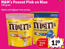 Kruidvat M&M's Peanut Pink en Blue aanbieding