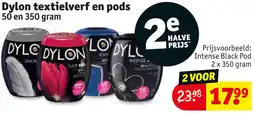 Kruidvat Dylon textielverf en pods aanbieding