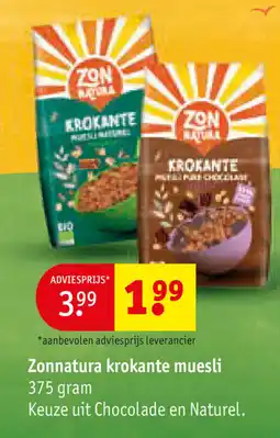 Kruidvat Zonnatura krokante muesli aanbieding