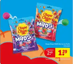 Kruidvat Chupa chups mads berries en fruits aanbieding