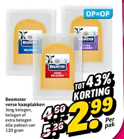 Hoogvliet Beemster verse kaasplakken aanbieding