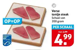 Hoogvliet Verse tonijn steak aanbieding