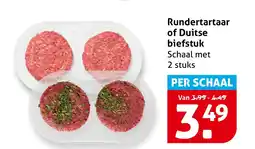 Hoogvliet Rundertartaar of Duitse biefstuk aanbieding