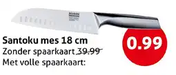 Hoogvliet Santoku mes aanbieding