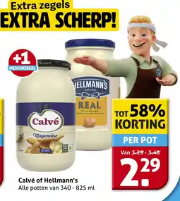 Hoogvliet Calvé of hellmann's aanbieding