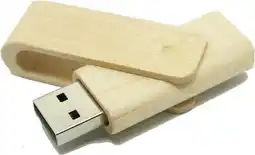 Bol.com Bamboe Uitklap Model - USB-stick - 16 GB aanbieding
