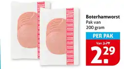 Hoogvliet Boterhamworst aanbieding