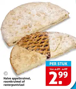 Hoogvliet Halve appelkruimel, roomkruimel of rasterpuntvlaai aanbieding