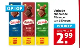 Hoogvliet Verkade chocolade aanbieding