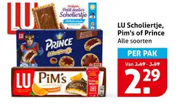 Hoogvliet LU Scholiertje, Pim's of Prince aanbieding