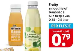 Hoogvliet Fruity smoothie of lemonade aanbieding
