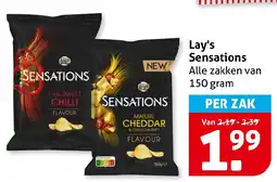 Hoogvliet Lay's sensations aanbieding
