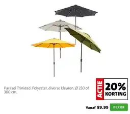 Intratuin Parasol Trinidad aanbieding
