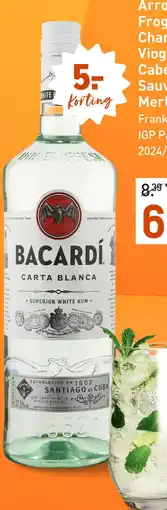 Gall & Gall Bacardí Carta Blanca 100CL aanbieding