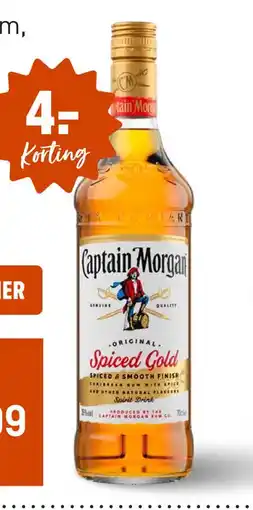 Gall & Gall Captain Morgan Spiced Gold 70CL aanbieding