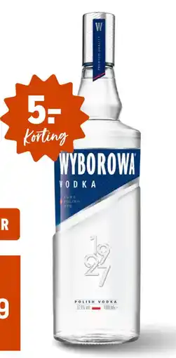 Gall & Gall Wyborowa Vodka 100CL aanbieding