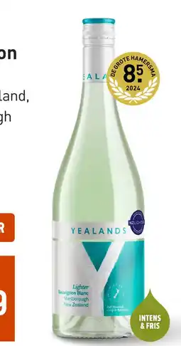 Gall & Gall Yealands Lighter Alcohol Sauvignon Blanc 75CL aanbieding