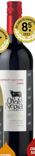 Gall & Gall Oveja Negra Reserva Cabernet Sauvignon Syrah 75CL aanbieding