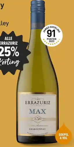 Gall & Gall Errazuriz Max Chardonnay 75CL aanbieding