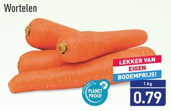 ALDI Wortelen 1kg aanbieding