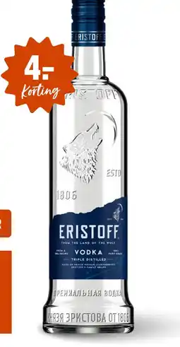 Gall & Gall Eristoff Vodka 70CL aanbieding