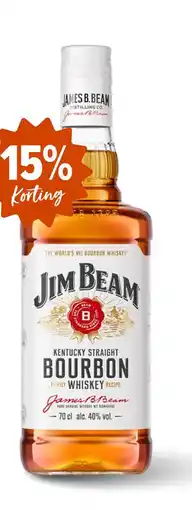 Gall & Gall Jim Beam White 70CL aanbieding