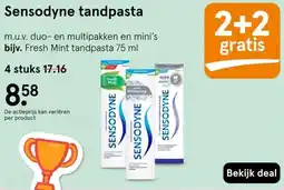 Etos Sensodyne tandpasta aanbieding
