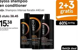 Etos Syoss shampoo en conditioner aanbieding