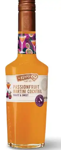 Gall & Gall De Kuyper Passionfruit Martini Cocktail 50CL aanbieding