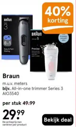 Etos Braun aanbieding