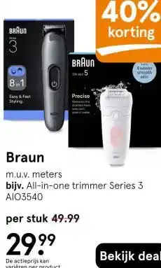Etos Braun aanbieding