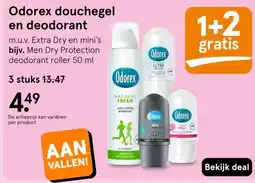 Etos Odorex douchegel en deodorant aanbieding