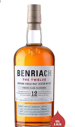 Gall & Gall Benriach The Twelve 70CL aanbieding