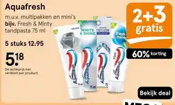 Etos Aquafresh aanbieding
